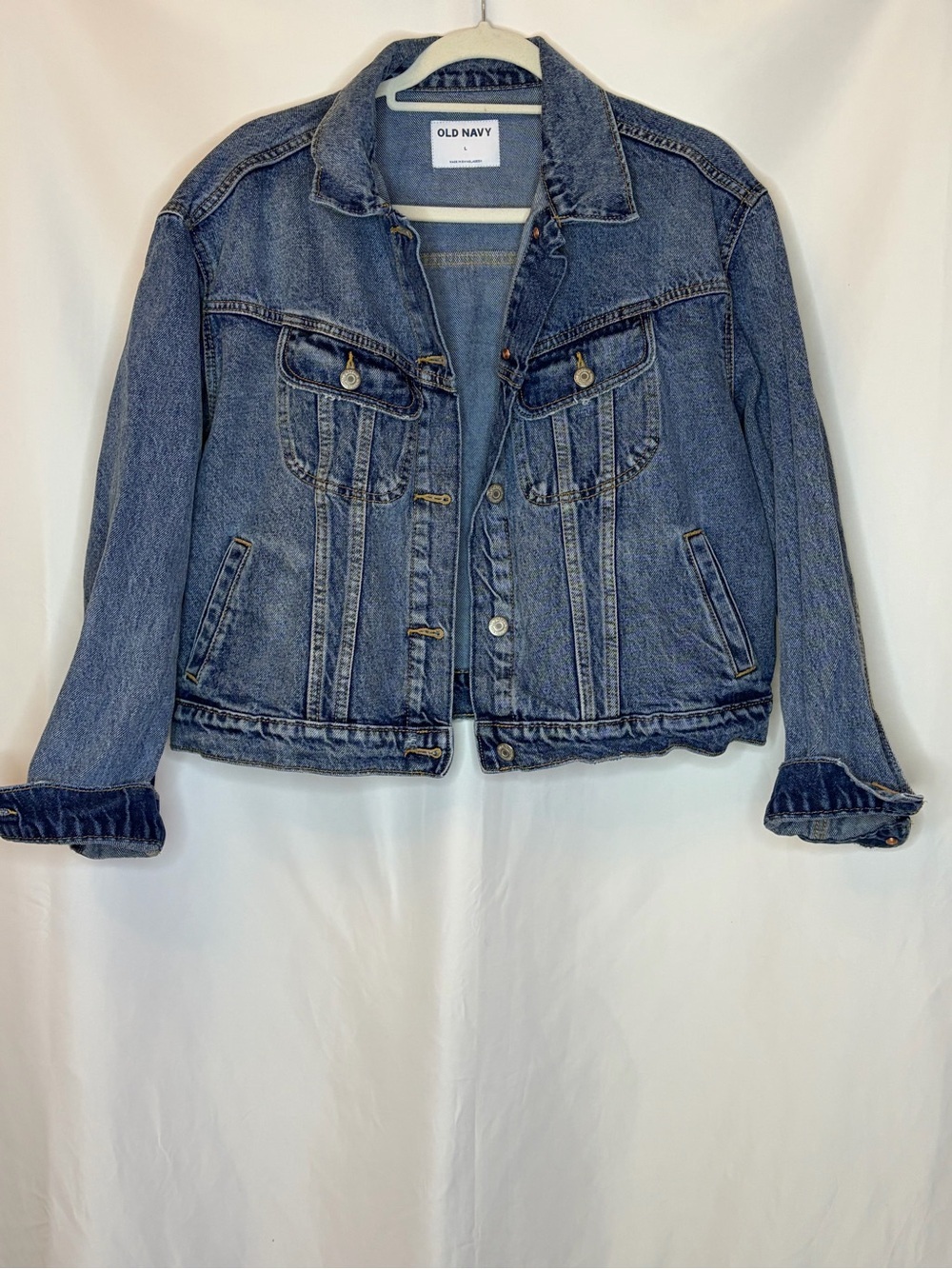 Old Navy Classic Blue Denim Trucker Jacket